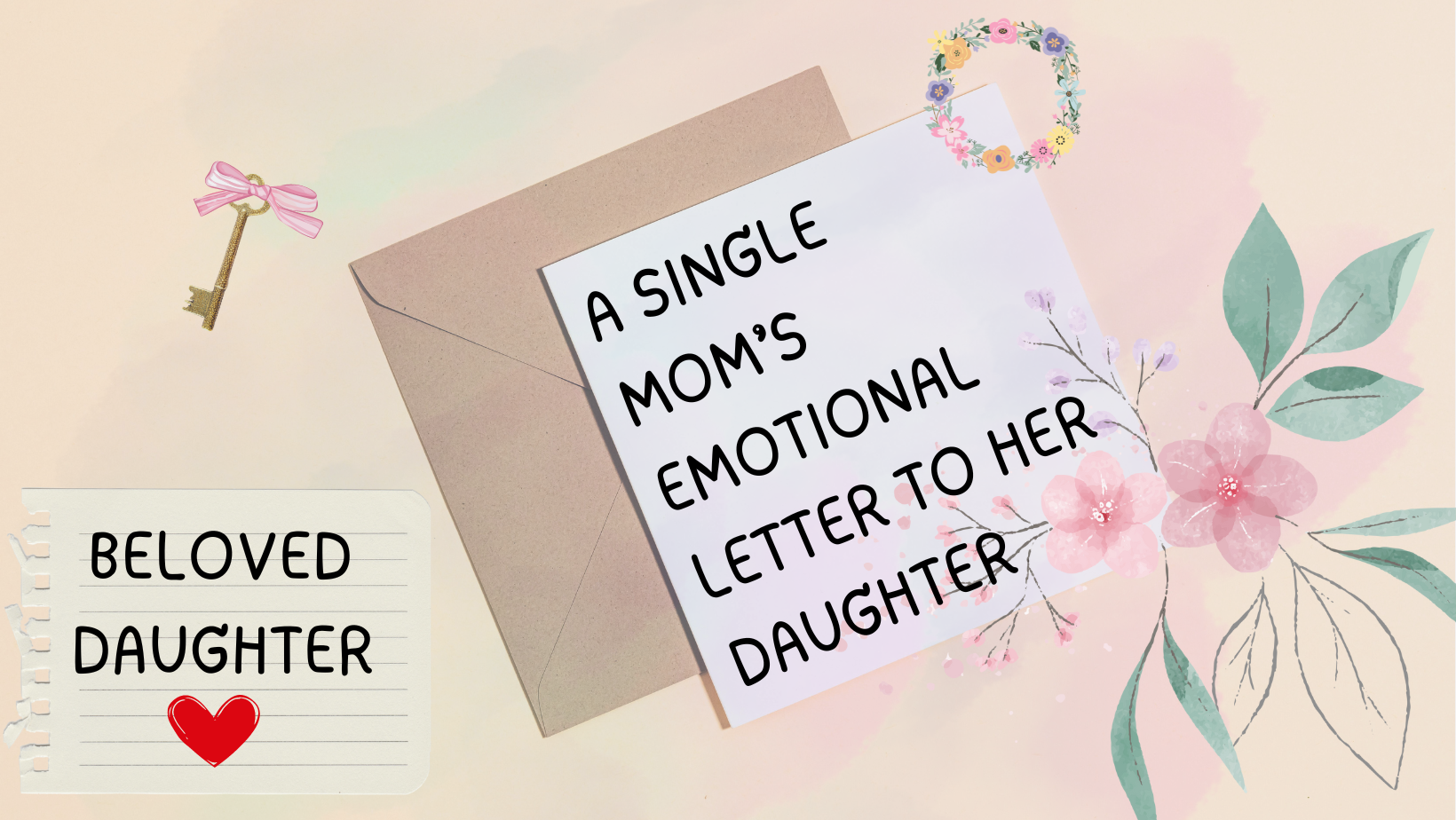 single mom's letter to her daughter